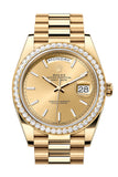 Rolex Day-Date 40 Champagne Dial Yellow Gold President Men's Watch 228348RBR 228348
