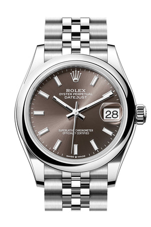 Rolex Datejust 31 Brown Jubilee Ladies Watch 278240 278240-0010