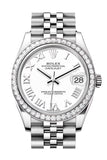 Rolex Datejust 31 White Roman Dial Jubilee Ladies Watch 278384RBR 278384RBR-0014