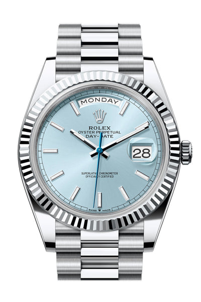 Blue rolex hotsell day date