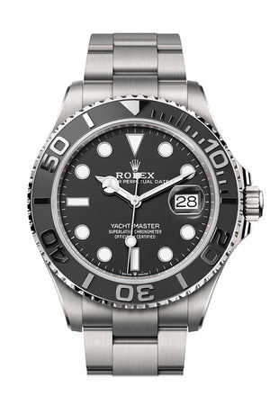 Rolex Yacht Master42 Intense Black Dial Titanium Mens Watch 226627