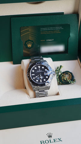 Rolex Yacht Master42 Intense Black Dial Titanium Mens Watch 226627