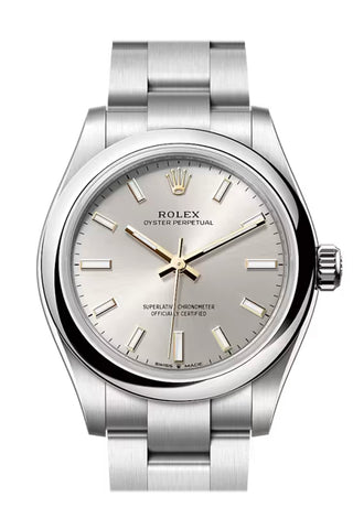 Rolex Oyster Perpetual 31 Silver Dial Smooth Bezel Watch 277200