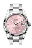 Rolex Datejust 31 Pink Dial Fluted Bezel Ladies Watch 278274 278274-0013