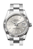 Rolex Datejust 31 Silver Dial Fluted Bezel Ladies Watch 278274 278274-0011