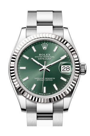 Green datejust on sale rolex