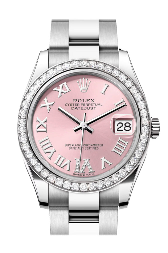Pink face rolex outlet