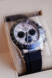Rolex Cosmograph Daytona Meteorite Dial White Gold Oysterflex Men's Watch 116519LN