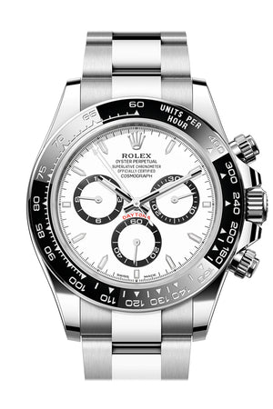 Rolex Daytona 40 White Dial Stainless Steel Mens Watch 126500LN