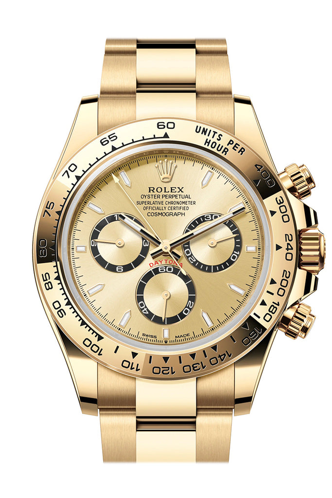 Rolex Daytona 40 Golden Dial Yellow Gold Mens Watch 126508