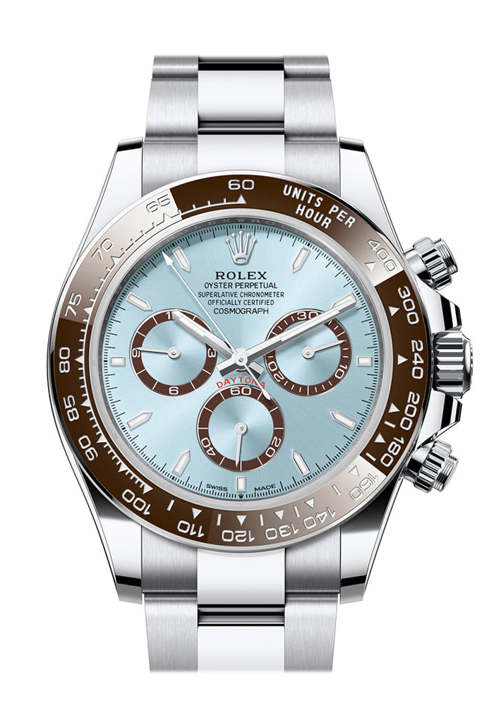 Rolex Daytona 40 Ice Blue Dial Platinum Mens Watch 126506