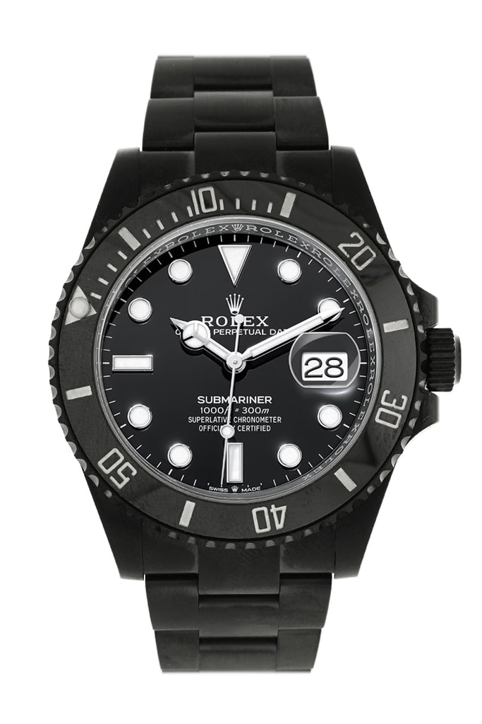 Rolex Black-PVD Submariner 41 Chronometer Black Boc Coating Oyster Men's Watch 126610LN 126610LN-0001