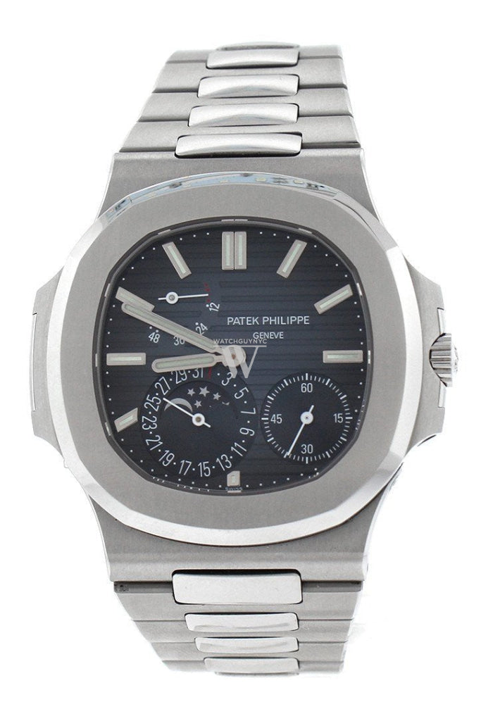 Patek Philippe 5712 1A 001 Nautilus Blue Dial Steel WatchGuyNYC
