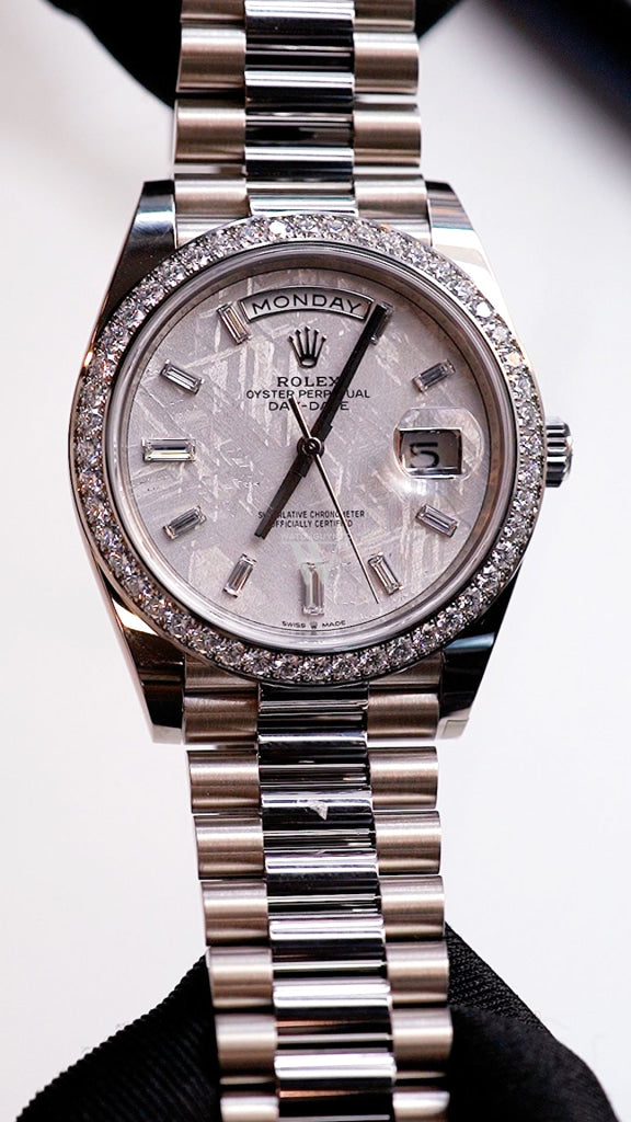 Day date 40 diamond bezel shop