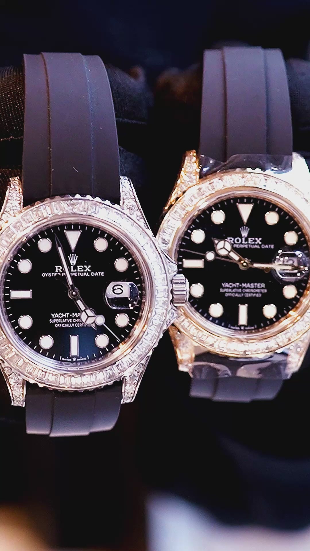 Rolex Yacht-Master 42 Baguette Diamond Bezel Men's Watch 226668TBR 226668TBR-0002