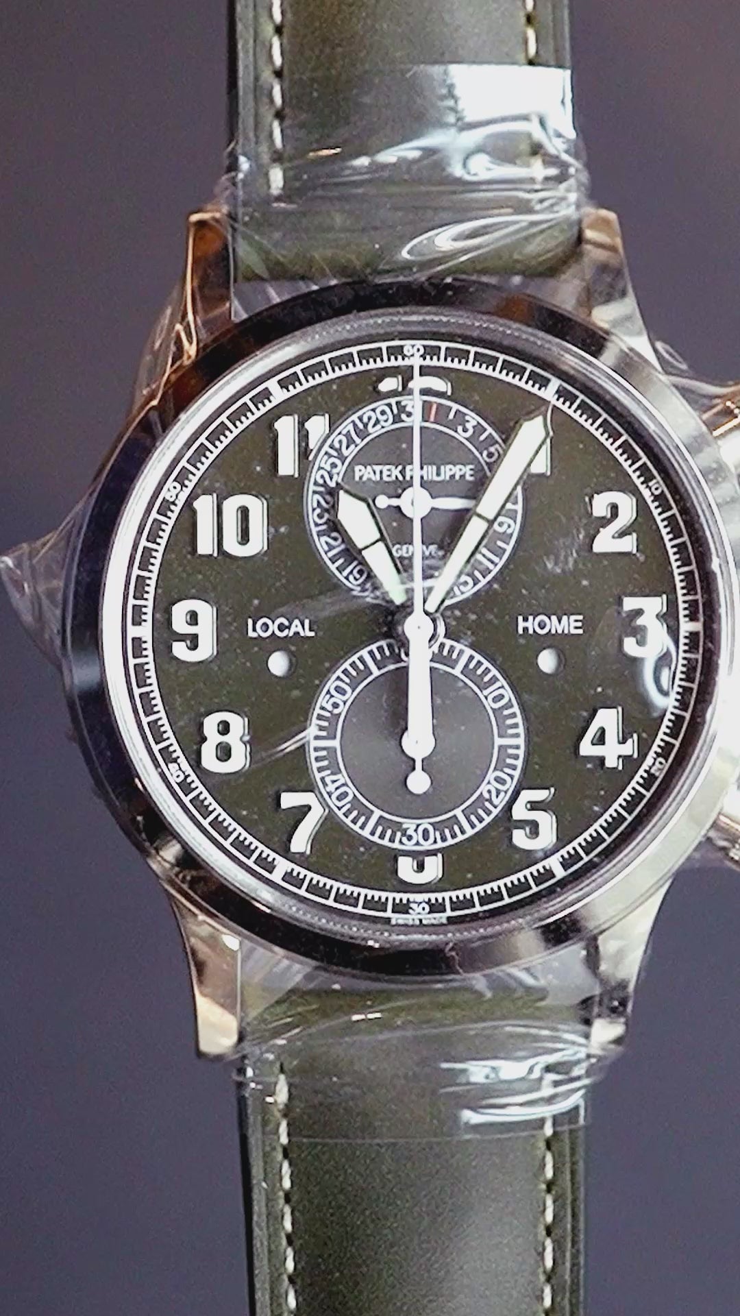 Patek Philippe Complication Khaki Green Dial Watch 5924G-010