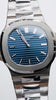 Patek Philippe 5810/1G-001 Nautilus 41 Sunburst Blue Dial White Gold 50th Anniversary Watch