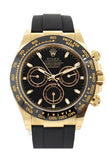Rolex Oyster Perpetual Champagne Dial Automatic Mens Chronograph Watch 116518Ln Black