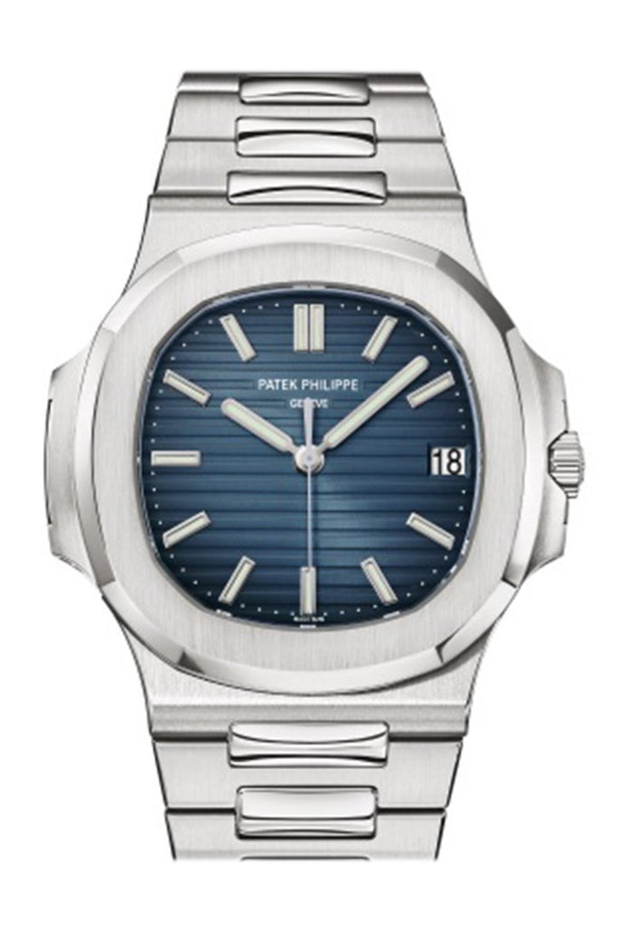 Patek Philippe Nautilus Blue Dial Stainless Steel Mens Watch 5711/1A-010