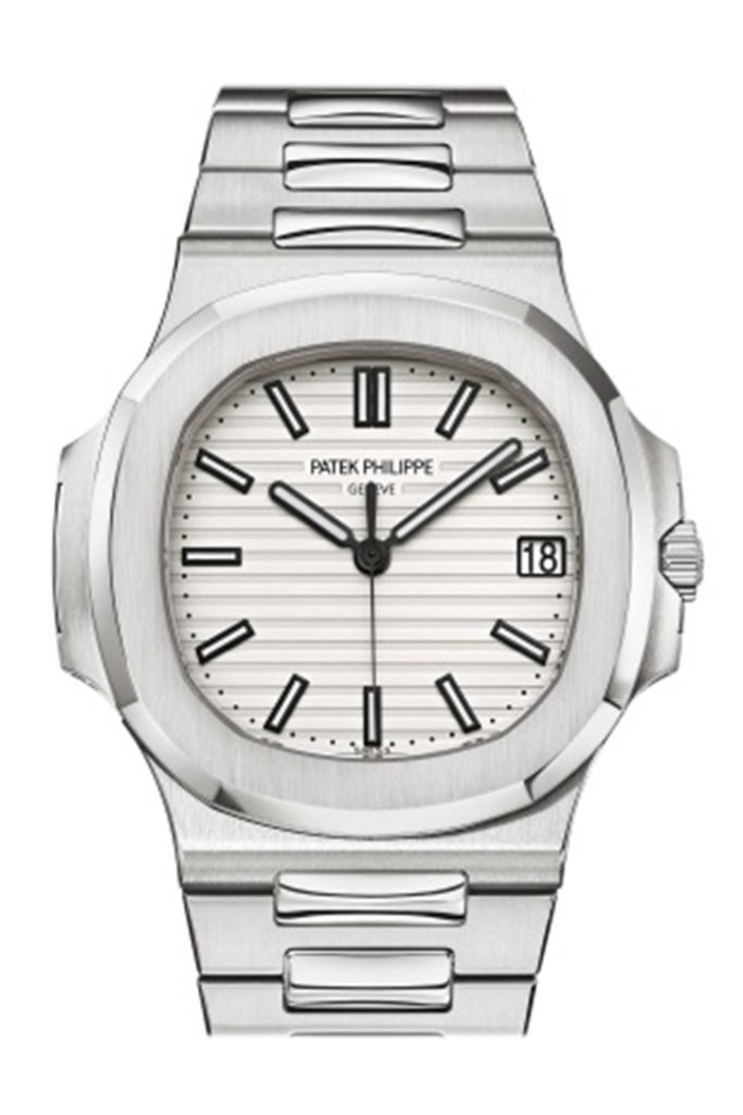 Patek Philippe Nautilus White Dial Mens Watch 5711/1A-011