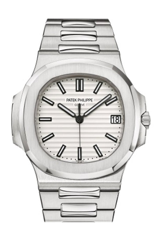 Patek Philippe Nautilus White Dial Mens Watch 5711 1A 011