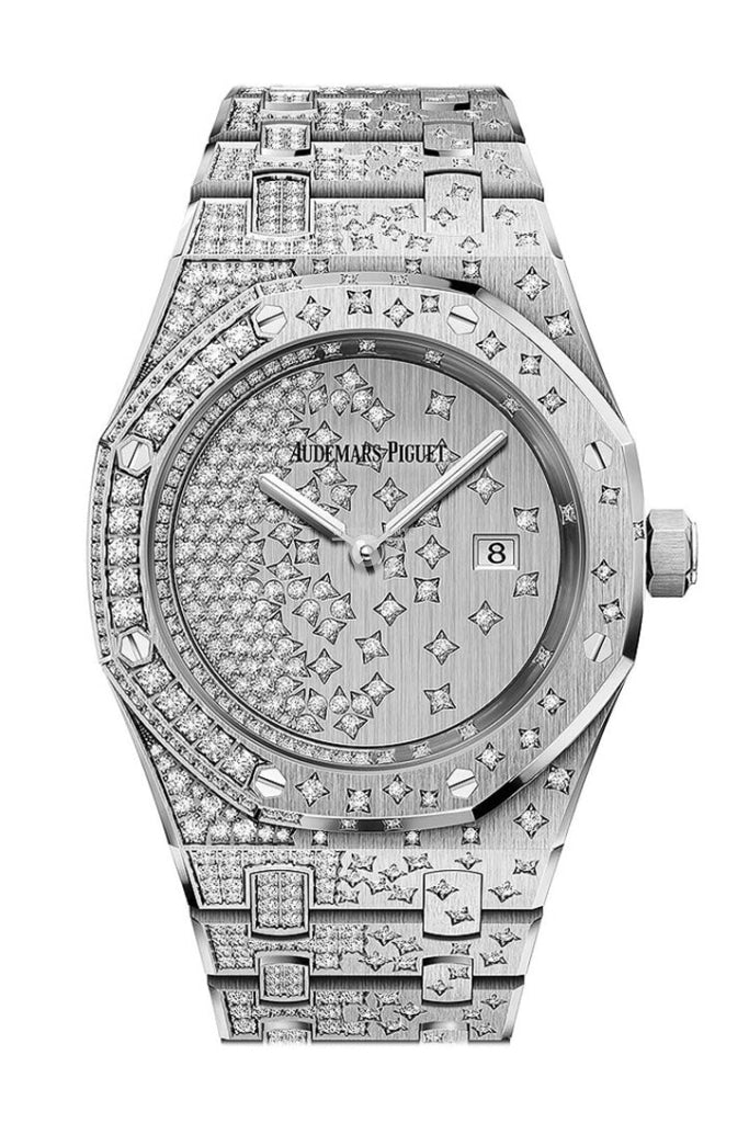 Audemars Piguet Royal Oak Ladies 18K White Gold Diamond Watch 67654BC.ZS.1264BC.01| WatchGuyNYC