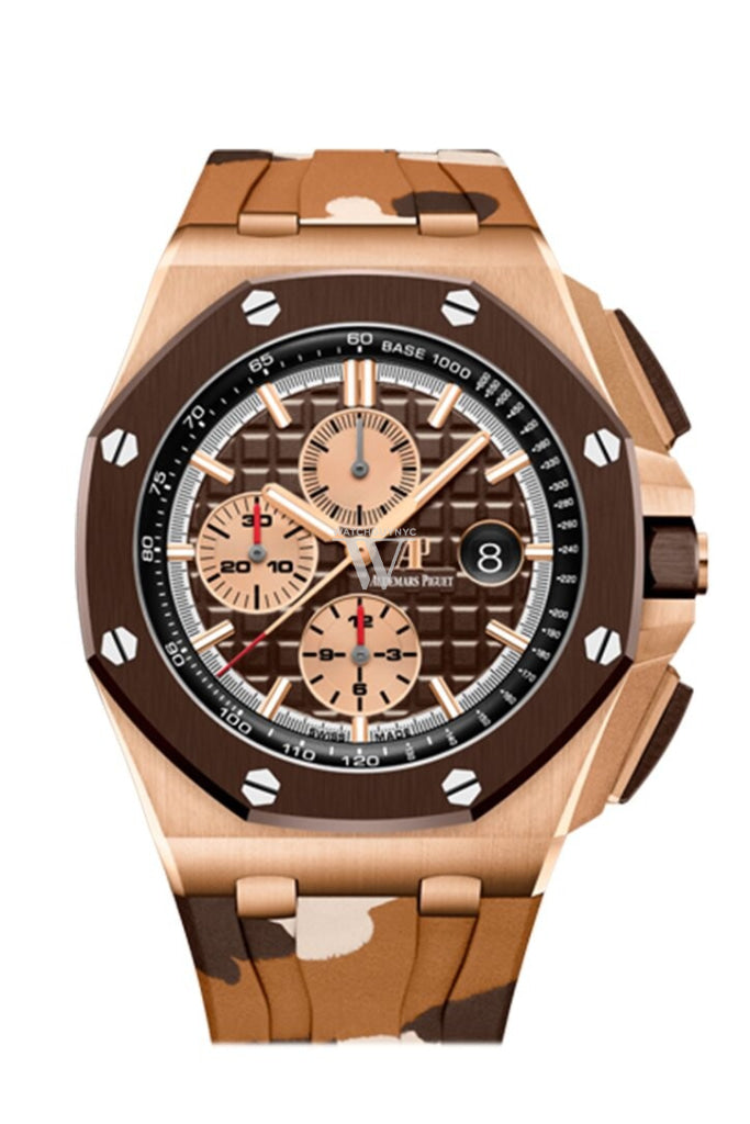 Audemars Piguet Royal Oak Offshore Chronograph Automatic Brown Dial Mens Watch 26401Ro.oo.a087Ca.01