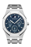 Audemars Piguet Royal Oak 41 Perpetual Calendar Ultra-Thin Titanium Blue Dial Platinum Bezel Titanium Watch 26586IP.OO.1240IP.01