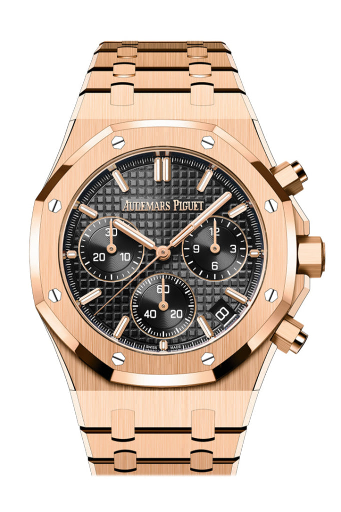 Audemars Piguet Royal Oak 41 50th Anniversary Rose Gold Black Dial 202 WatchGuyNYC