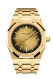 Audemars Piguet Royal Oak 39 Smoked yellow gold-toned dial Gold 16202BA.OO.1240BA.01