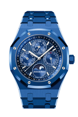 Audemars Piguet Royal Oak 41 Blue Dial Ceramic Watch 26579Cs.oo.1225Cs.01