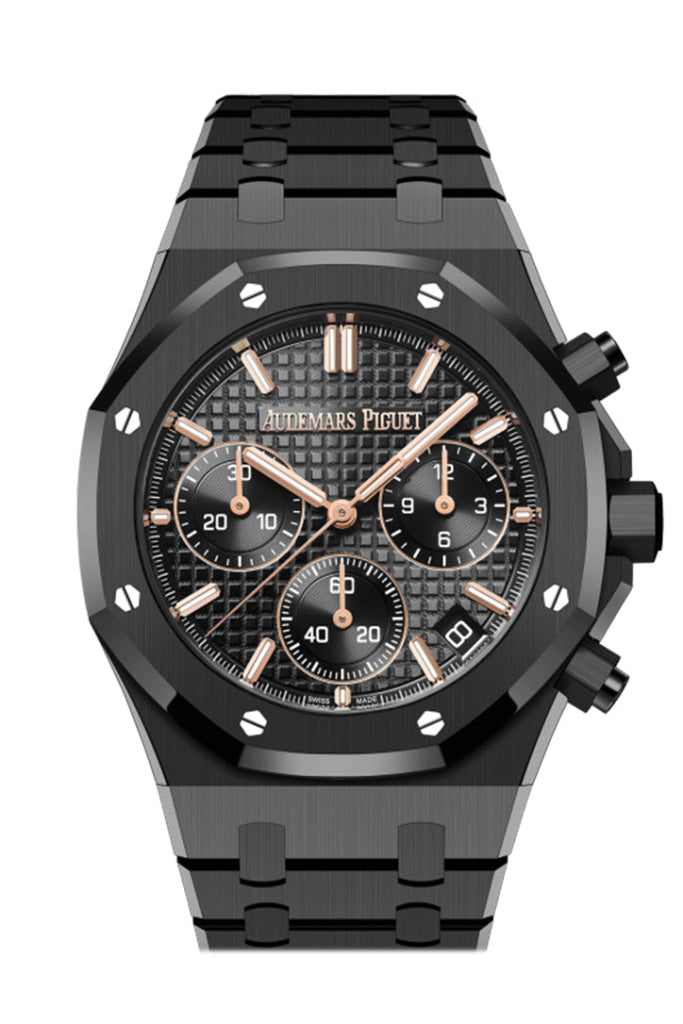 Audemars piguet royal oak online chronograph black