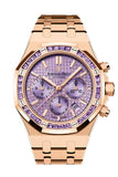 Audemars Piguet Royal Oak 38 Purple dial 18-carat pink gold Watch 26319OR.AY.1256OR.01