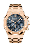 Audemars Piguet Royal Oak 38 Bleu nuit nuage 50 Dial 18-carat pink gold Watch 26715OR.OO.1356OR.01
