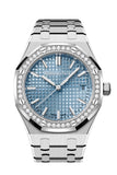 Audemars Piguet Royal Oak 34 Light blue dial Stainless steel Watch 77451ST.ZZ.1361ST.01
