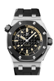 Audemars Piguet Royal Oak Offshore 42 Black dial Black rubber strap Watch 15720CN.OO.A002CA.01