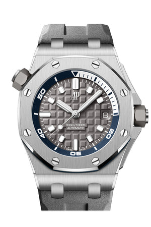 Audemars Piguet Royal Oak Offshore 42 Grey dial Grey rubber strap Watch 15720ST.OO.A009CA.01