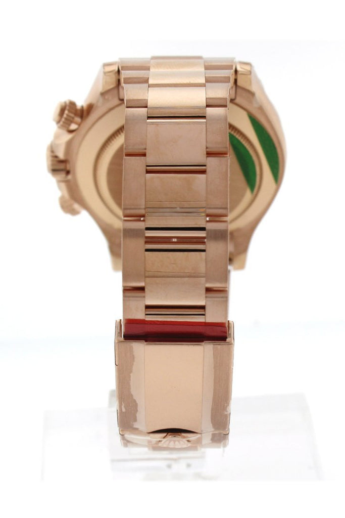 Rolex Cosmograph Daytona Pink Diamond Dial 18K Everose Gold Oyster Automatic Mens Watch 116505