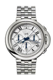 Bedat No. 8 Chronograph In Steel Silver Dial Watch 830.011.101