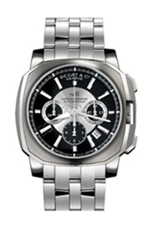 Bedat No 8 Black And Dial Stainless Steel Mens Watch 867.011.311