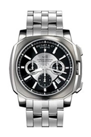 Bedat No 8 Black And Dial Stainless Steel Mens Watch 867.011.311