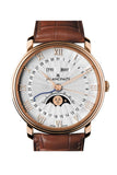 Blancpain Villeret Moonphase And Complete Calender Rose Gold 6664-3642-55B Silver Watch