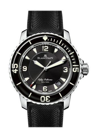 Blancpain Fifty Fathoms Automatic Men's Black Dial Watch  5015-1130-52B