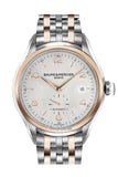 Baume & Mercier Clifton Automatic Silver Rose Gold Watch 10140