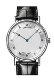 Breguet Classique Automatic Ultra Slim Silver Dial Leather Mens Watch 5157Bb119V6
