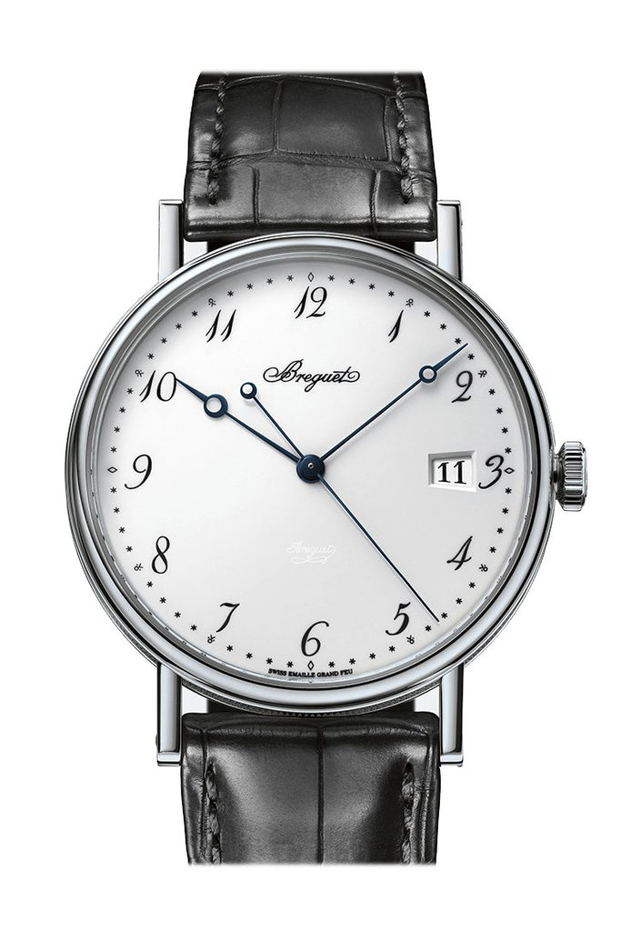 Breguet Classique Automatic White Gold Enamel Watch 5177Bb299V6