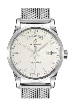 Breitling Transocean Day Date Mens Watch A4531012/g751-154A White