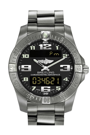 Breitling Professional Aerospace Evo Mens Watch E7936310/bc27-152E Black