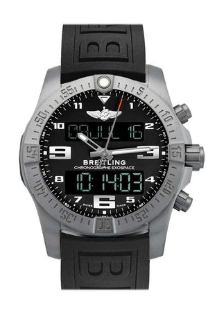 Breitling B55 Bluetooth Connected Chronograph In Titanium Volcano Black Dial Eb5510H1 Be79 Watch