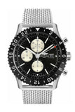 Breitling Chronoliner Stainless Steel Mens Watch Y2431012 Be10 Black